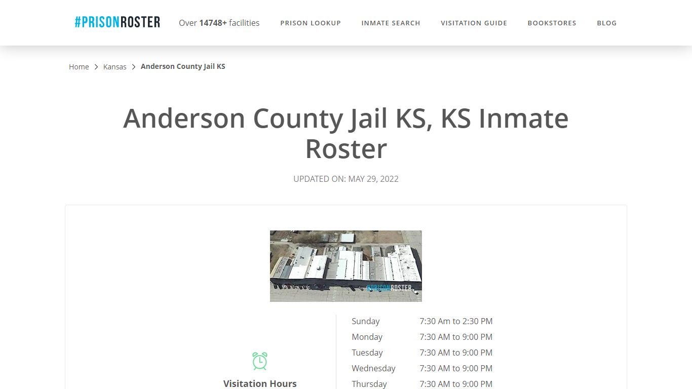 Anderson County Jail KS, KS Inmate Roster